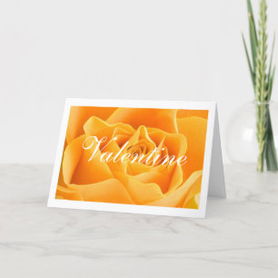 Festiva Tarjeta de felicitación Yellow Rose Valentine