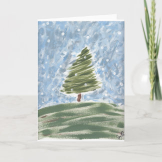 Festiva Tarjeta de felicitación Yule Tide, sobres blancos 