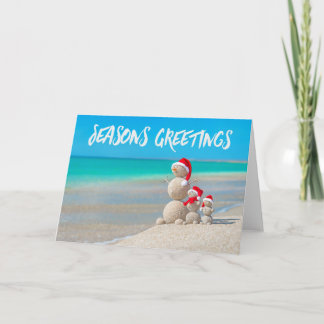 Festiva Tarjeta de felicitaciones a las estaciones de aren