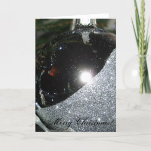 Festiva Tarjeta de felicitaciones a los navidades Bauble