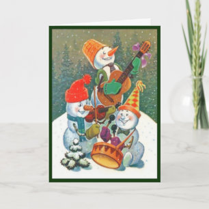 Festiva Tarjeta de felicitaciones de encargo de los