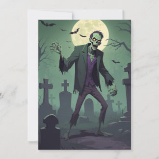 Festiva Tarjeta de Felicitaciones de Halloween - Entusiasm
