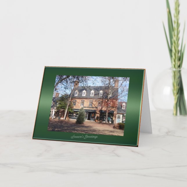 Festiva Tarjeta de felicitaciones de la nueva estación de (Anverso)