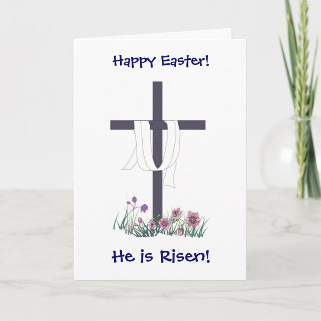 Festiva Tarjeta de felicitaciones de Pascua (Anverso)