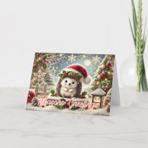 Festiva Tarjeta de felicitaciones de temporada