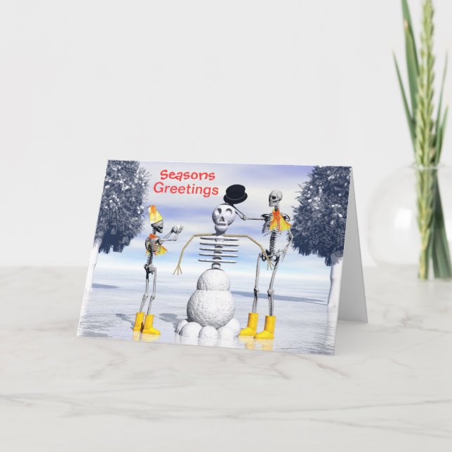 Festiva Tarjeta de felicitaciones de temporada (Anverso)