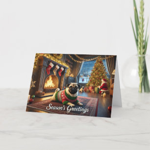 Festiva Tarjeta de felicitaciones de temporada