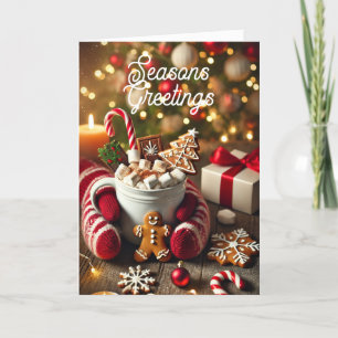Festiva Tarjeta de felicitaciones de temporada