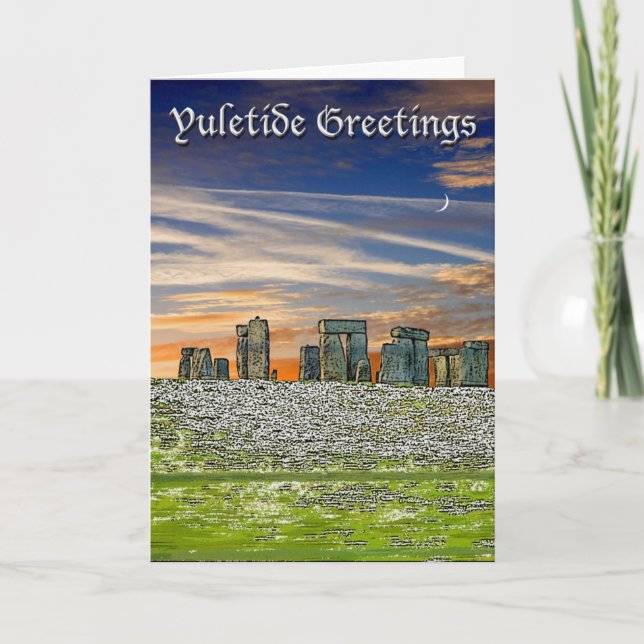 Festiva Tarjeta de felicitaciones de Yuletide (Anverso)
