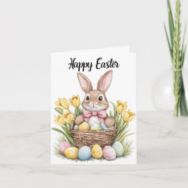 Festiva Tarjeta de felicitaciones feliz de Pascua