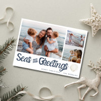 Tarjeta de felicitaciones y mares de fotografía de