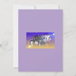 Festiva Tarjeta de Felitación del Día del Padre