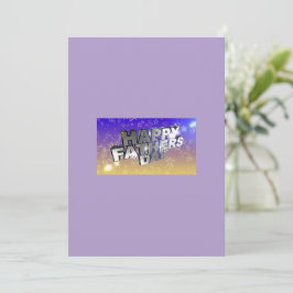 Festiva Tarjeta de Felitación del Día del Padre