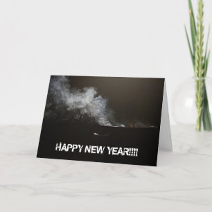 FESTIVA TARJETA DE FELIZ AÑO NUEVO BBQ