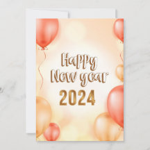 TARJETA DE FELIZ AÑO NUEVO - TARJETA DE FESTIVIDAD