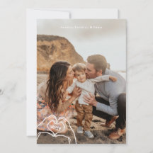 Tarjeta de Feliz Año Nuevo Vertical 5 Fotos