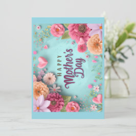 Festiva Tarjeta de Feliz Día de la Madre