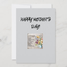 Festiva Tarjeta de Feliz Día de la Madre