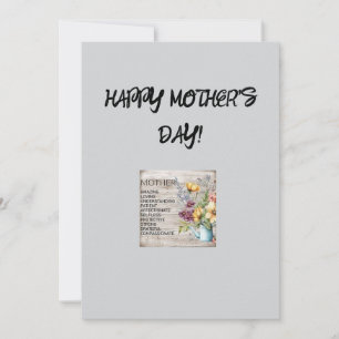 Festiva Tarjeta de Feliz Día de la Madre