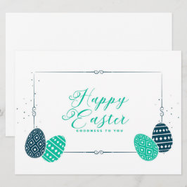 Festiva Tarjeta de Feliz Día de Pascua