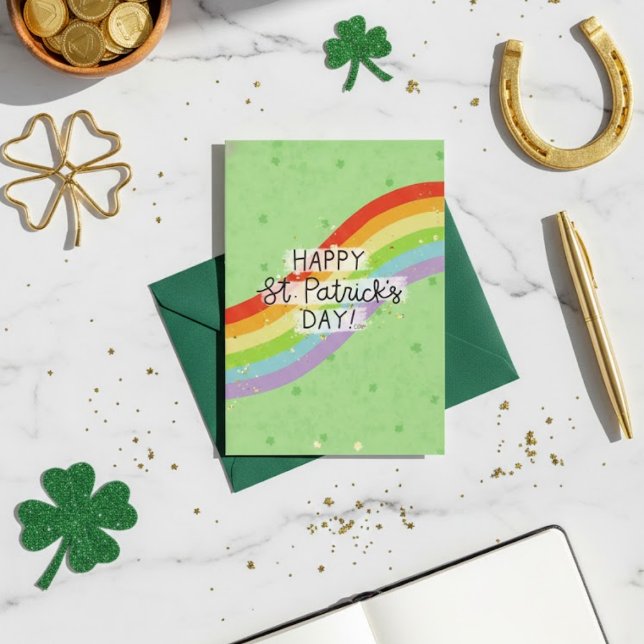 Festiva Tarjeta de Feliz Día de San Patricio (Subido por el creador)