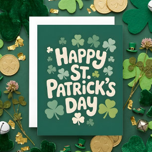 Festiva Tarjeta de Feliz Día de San Patricio