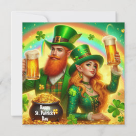 Festiva Tarjeta de Feliz Día de San Patricio