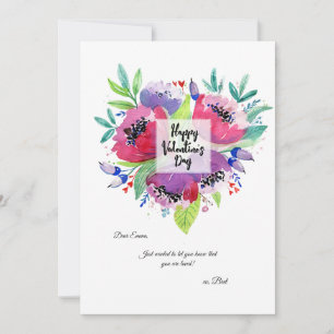Festiva Tarjeta de Feliz Día de San Valentín