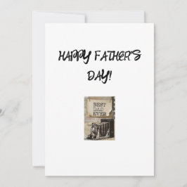 Festiva Tarjeta de Feliz Día del Padre