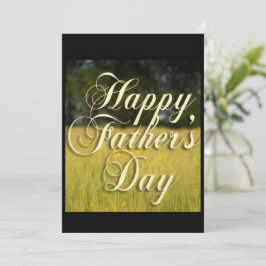 Festiva Tarjeta de Feliz Día del Padre