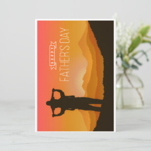 Festiva Tarjeta de Feliz Día del Padre