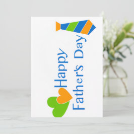 Festiva Tarjeta de Feliz Día del Padre