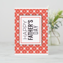 Festiva Tarjeta de Feliz Día del Padre