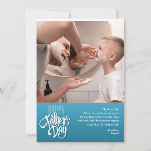 Festiva Tarjeta de Feliz Día del Padre