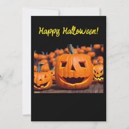 Festiva Tarjeta de Feliz Halloween