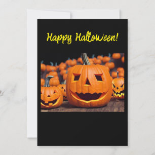 Festiva Tarjeta de Feliz Halloween