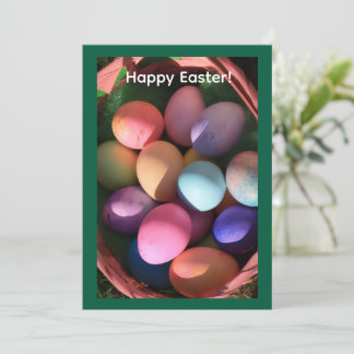 Festiva Tarjeta de Feliz Pascua