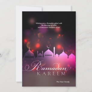 Festiva Tarjeta de Feliz Ramadan