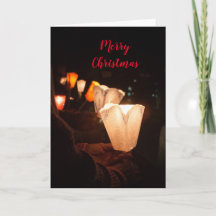 Tarjeta de feriado plegado navideño navideño