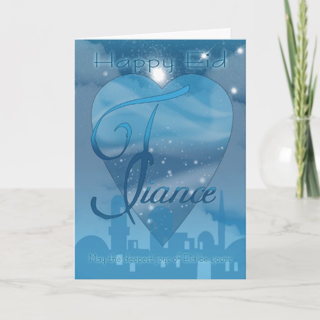 Festiva Tarjeta de Fianza - Día de Eid - Feliz Eid (Anverso)