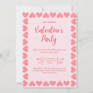 Festiva Tarjeta de fiesta del día de San Valentín