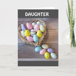 FESTIVA TARJETA DE FIESTAS DE *PASCUA* PARA MI **HIJA**