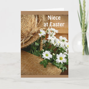 FESTIVA TARJETA DE FIESTAS DE PASCUA PARA TU SOBRINA