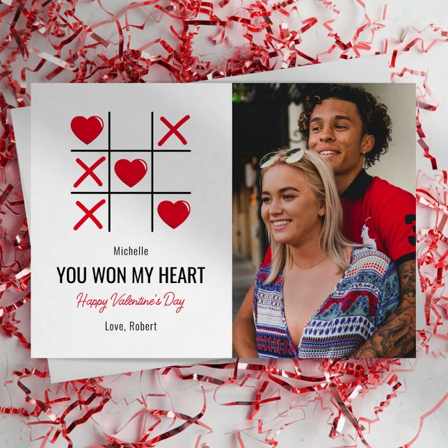 Festiva Tarjeta de Foto de Corazones y Cruces de San Valen (Subido por el creador)