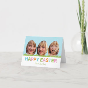 Festiva Tarjeta de foto de Egg Frames Easter