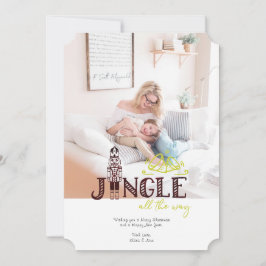 Festiva Tarjeta de Foto de Fiesta del Cascanueces