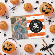 Tarjeta de Foto de la Fiesta de Halloween