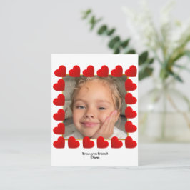 Festiva ❤️ Tarjeta de Foto de San Valentín para Niños
