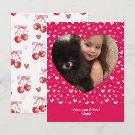 Festiva ❤️ Tarjeta de Foto de San Valentín para Niños