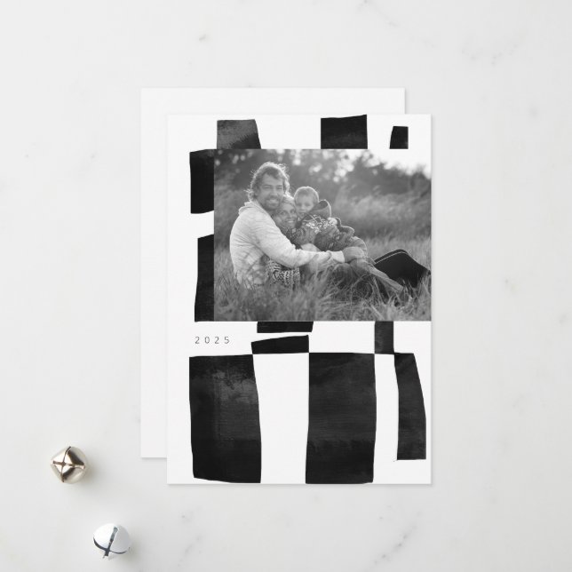 Festiva Tarjeta de foto de vacaciones  (Anverso/Reverso In Situ)